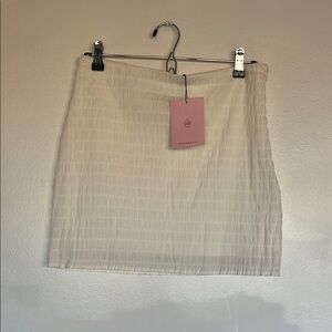 NWT Hello Molly White Skirt